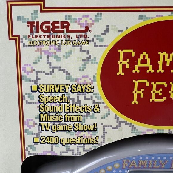 Tiger Electronics Family Feud Bonus Pack Handheld LCD Game 1998 Rare Version New - Picture 2 of 5